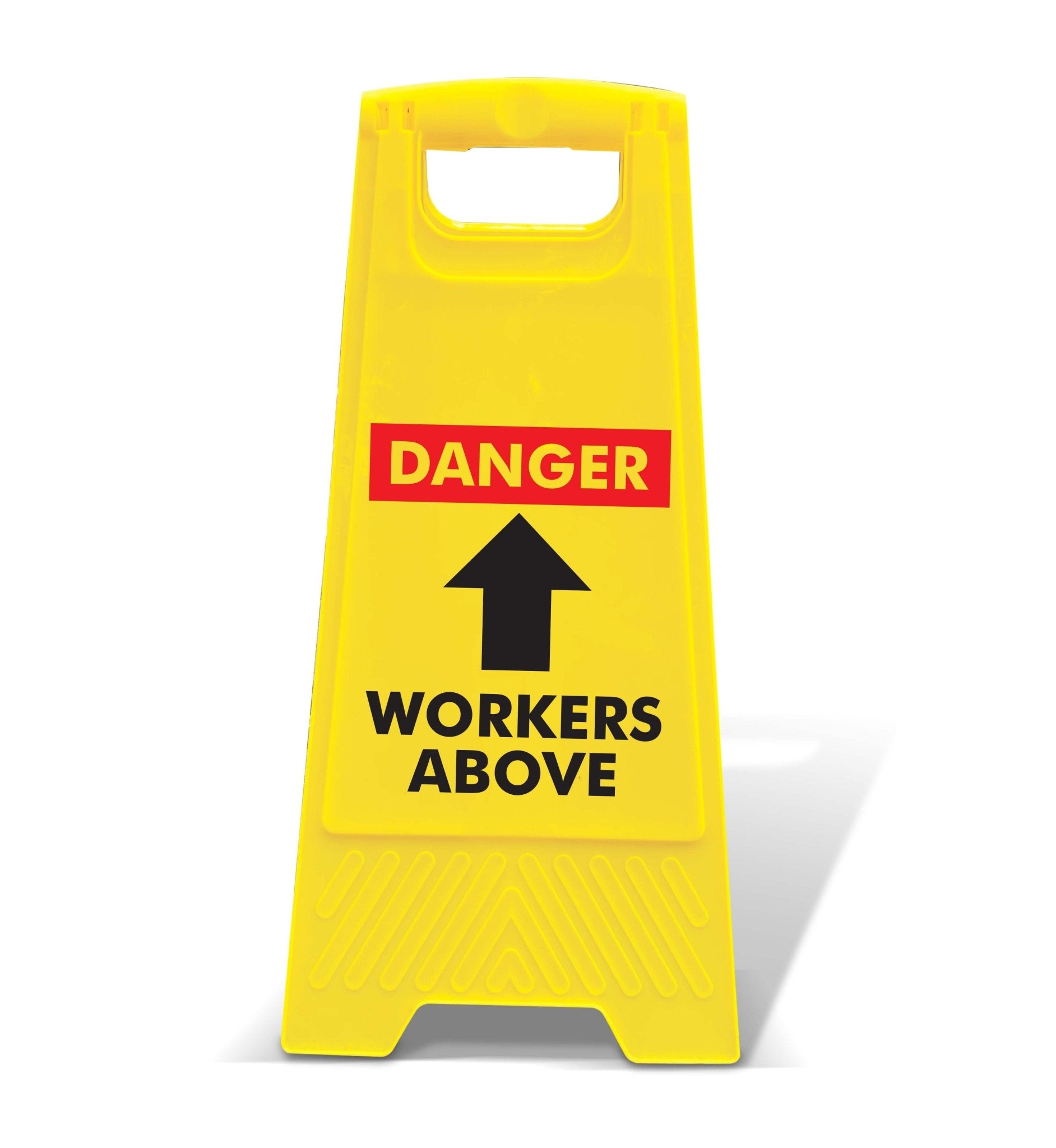 Yellow A - Frame - Danger Workers Above - New Signs