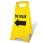 Yellow A - Frame - Detour Left - New Signs