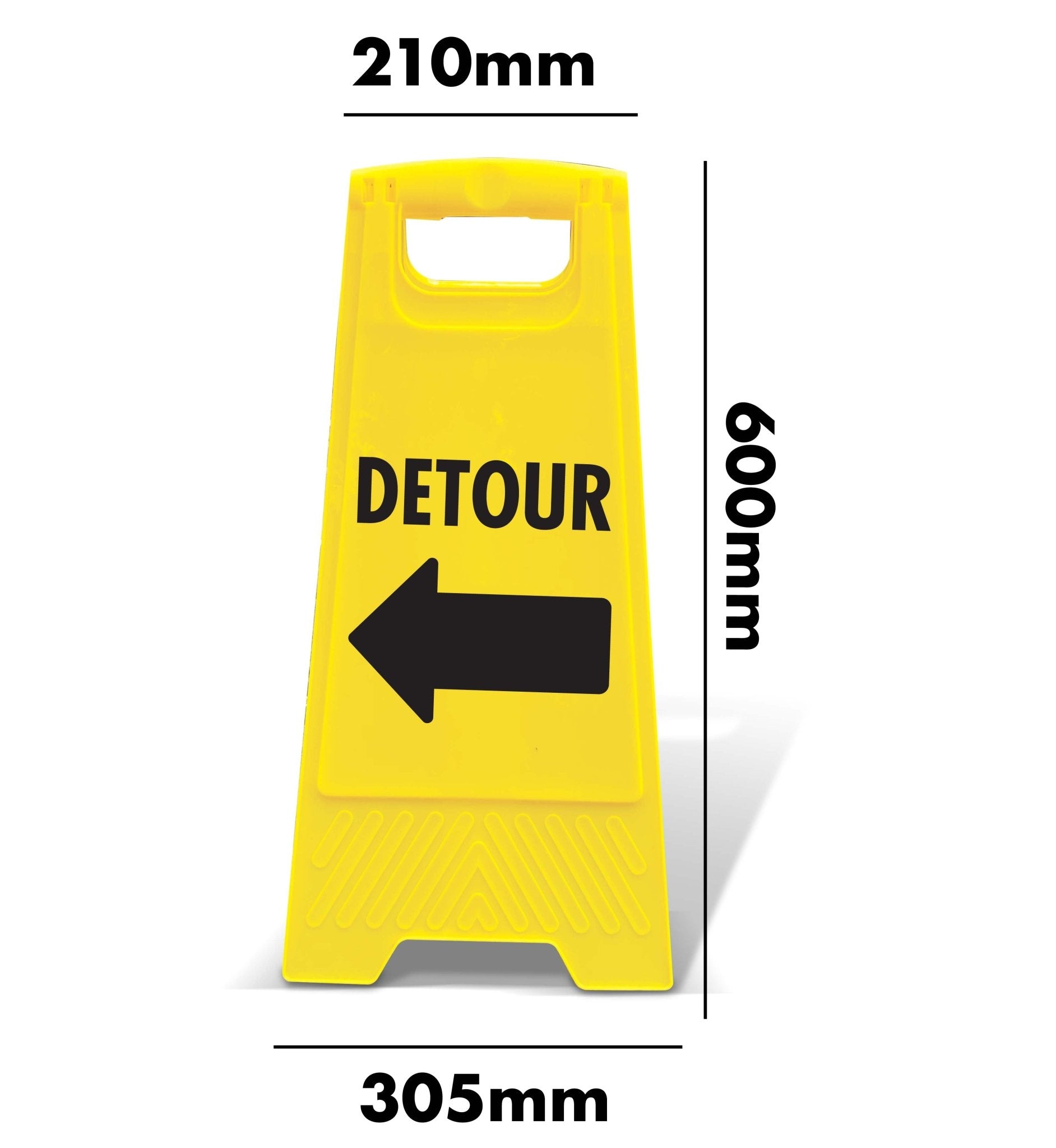 Yellow A - Frame - Detour Left - New Signs