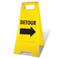 Yellow A - Frame - Detour Right - New Signs