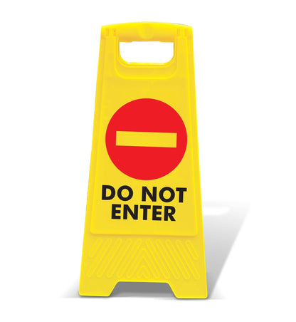Yellow A - Frame - Do Not Enter - New Signs