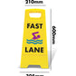 Yellow A - Frame - Fast Lane - New Signs