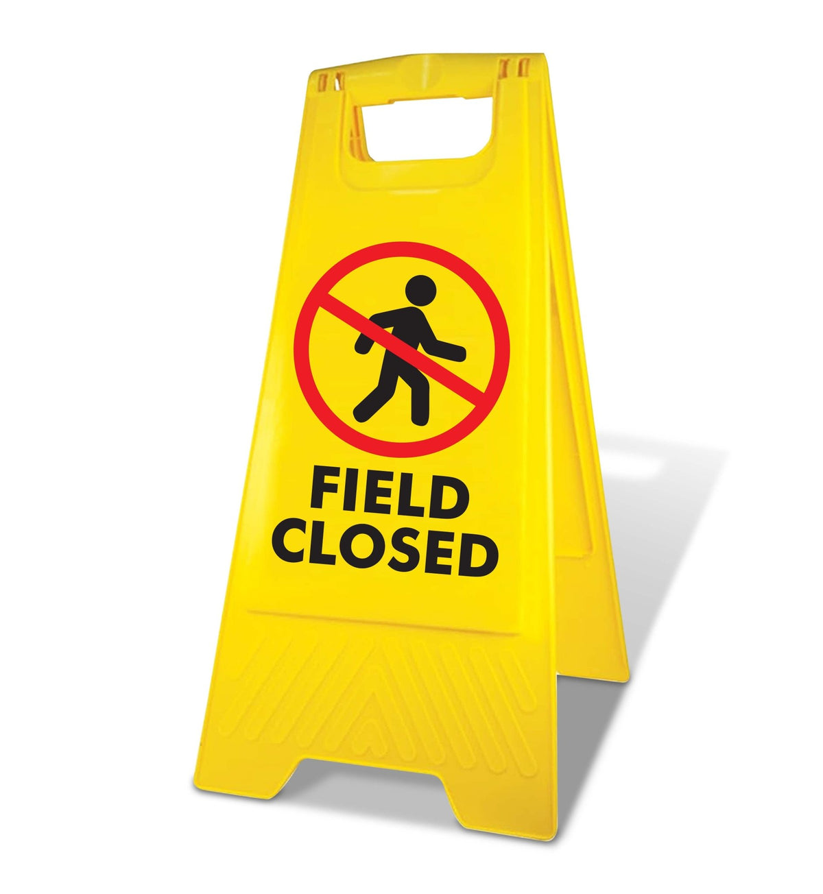 Closed Sidelines Yellow A-Frame - Field Closed – New Signs