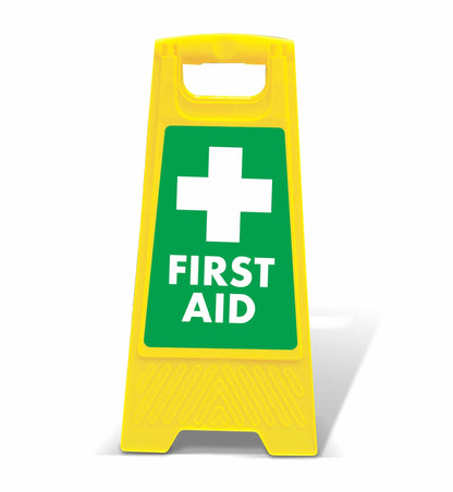 Yellow A - Frame - First Aid - New Signs