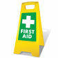 Yellow A - Frame - First Aid - New Signs