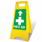 Yellow A - Frame - First Aid Arrow Up - New Signs