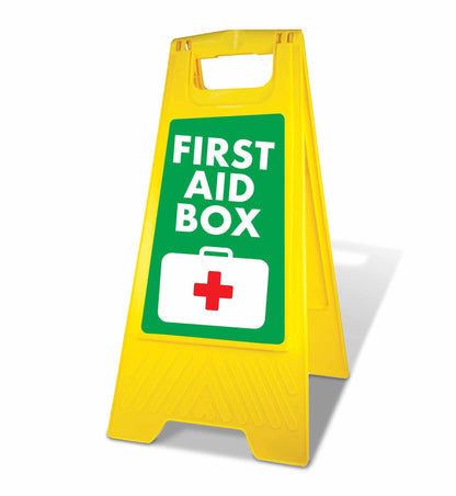 Yellow A - Frame - First Aid Box - New Signs
