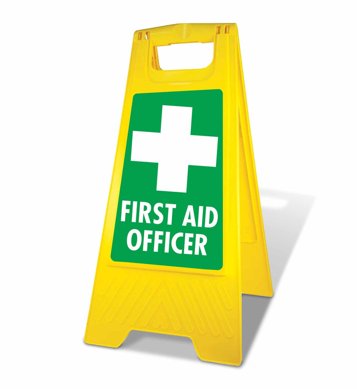 Yellow A-Frame - First Aid Officer – New Signs