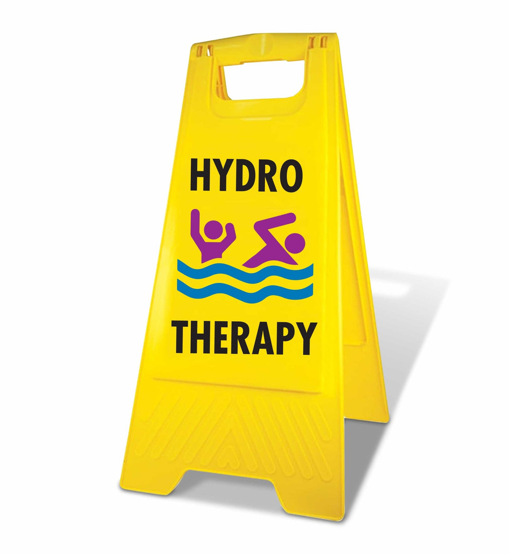 Yellow A-Frame - Hydro Therapy – New Signs