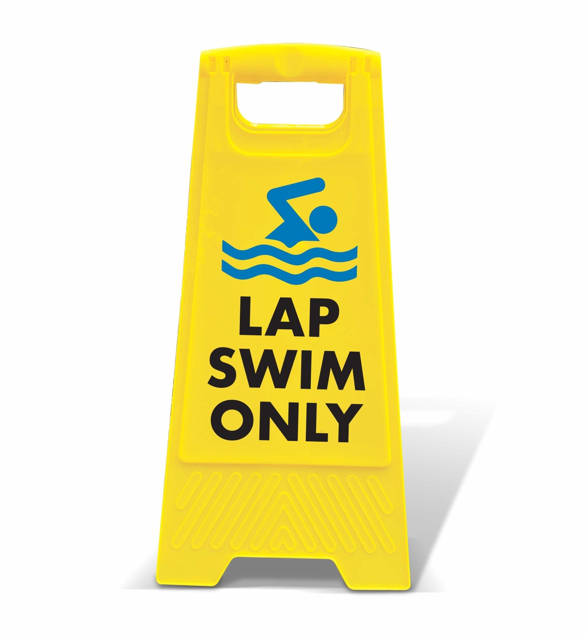 Yellow A - Frame - Lap Swim Only - New Signs