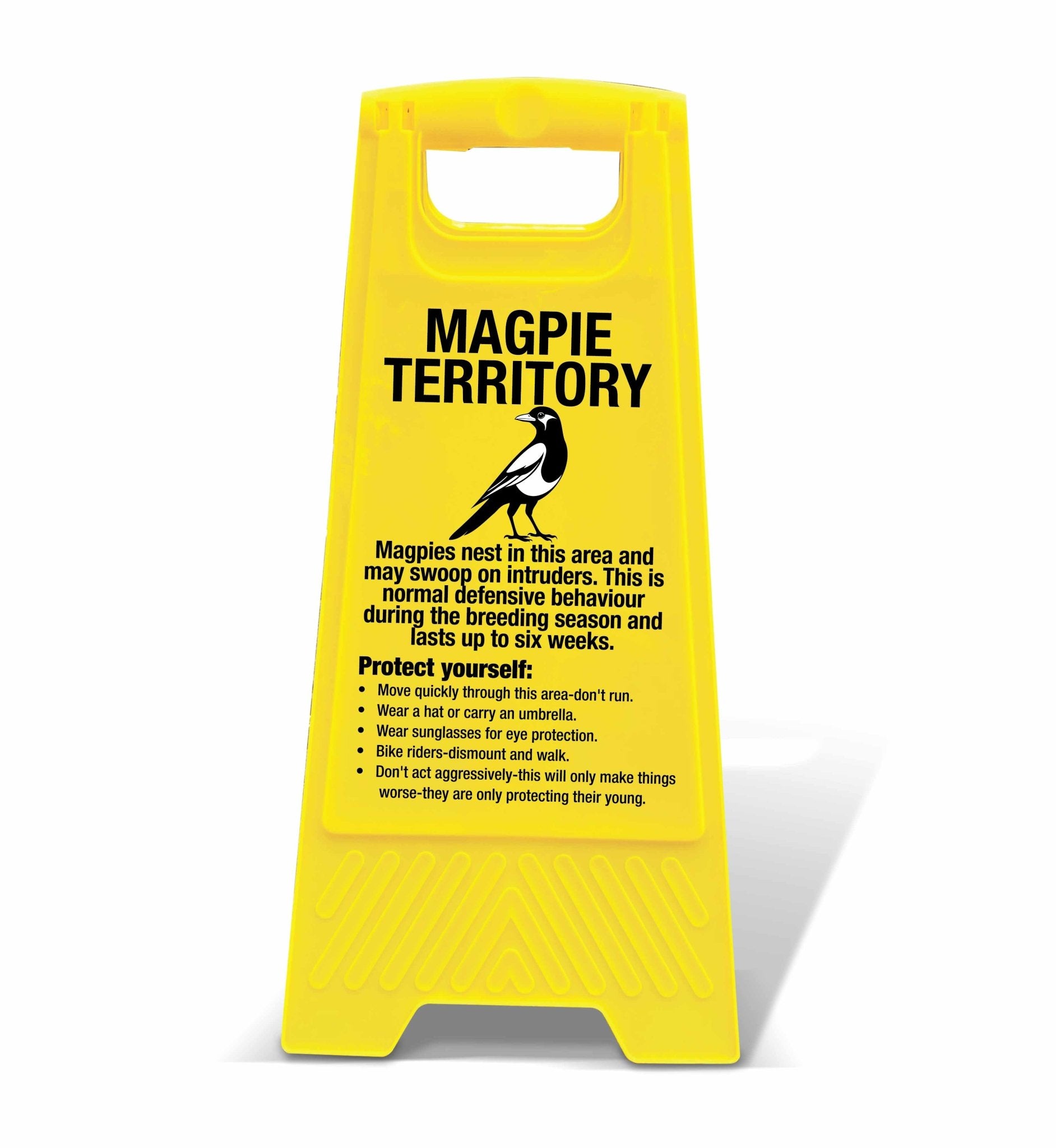 Yellow A-Frame - Magpie Territory – New Signs