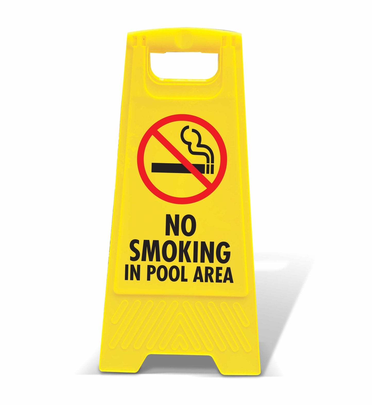 Yellow A - Frame - No Smoking In Pool Area - New Signs