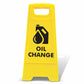 Yellow A - Frame - Oil Change - New Signs