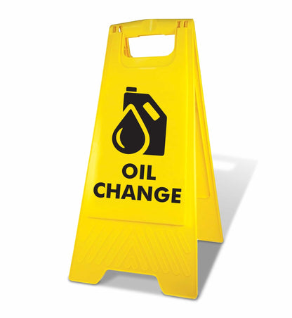 Yellow A - Frame - Oil Change - New Signs