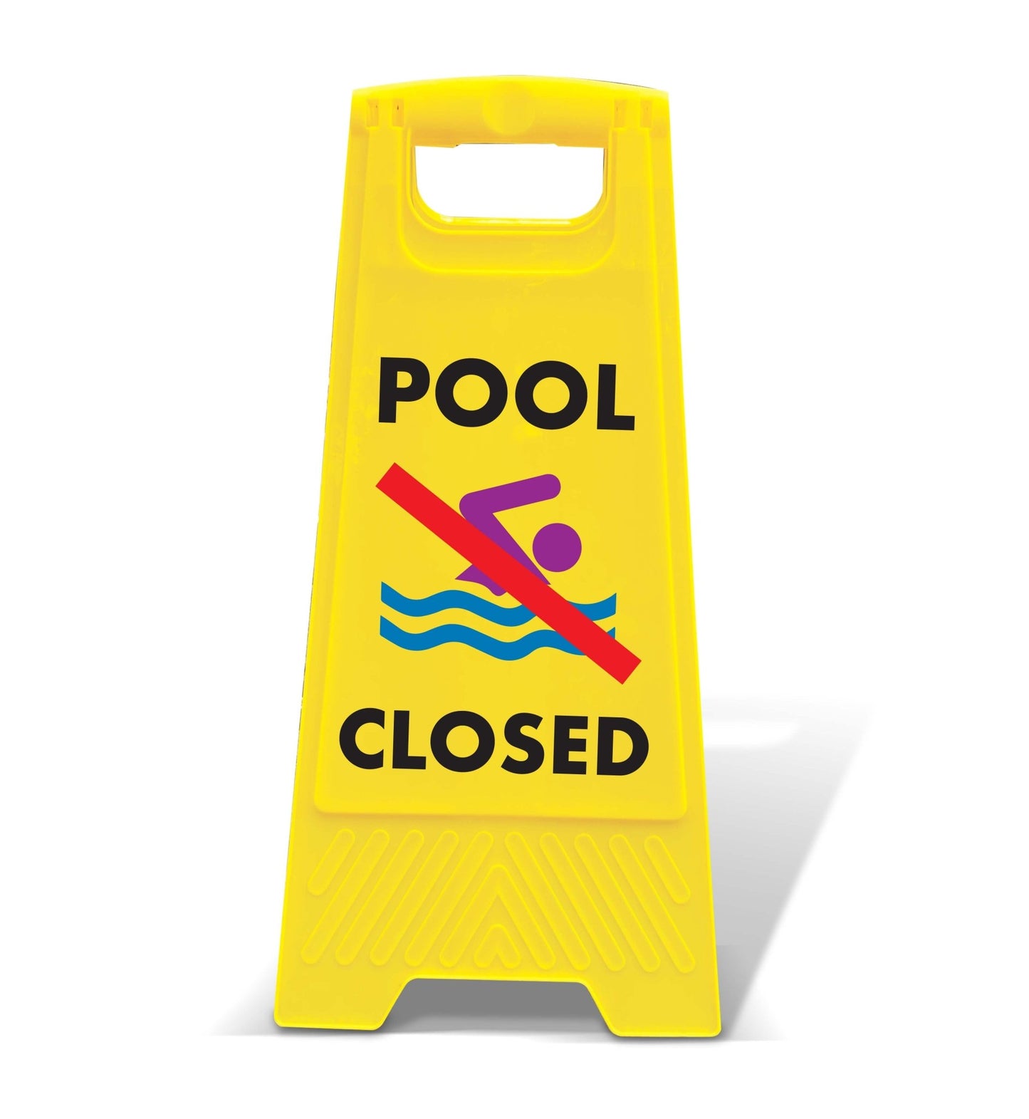 Yellow A - Frame - Pool Closed Symbol - New Signs