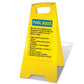 Yellow A - Frame - Pool Rules 4 - New Signs