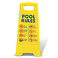 Yellow A - Frame - Pool Rules 6 - New Signs