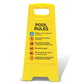 Yellow A - Frame - Pool Rules 7 - New Signs