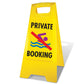 Yellow A - Frame - Private Booking - New Signs