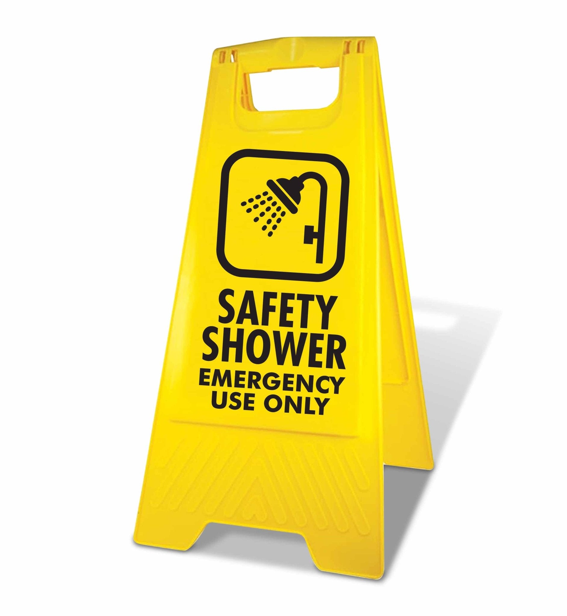 Yellow A - Frame - Safety Shower Emergency Use Only - New Signs