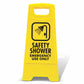 Yellow A - Frame - Safety Shower Emergency Use Only - New Signs