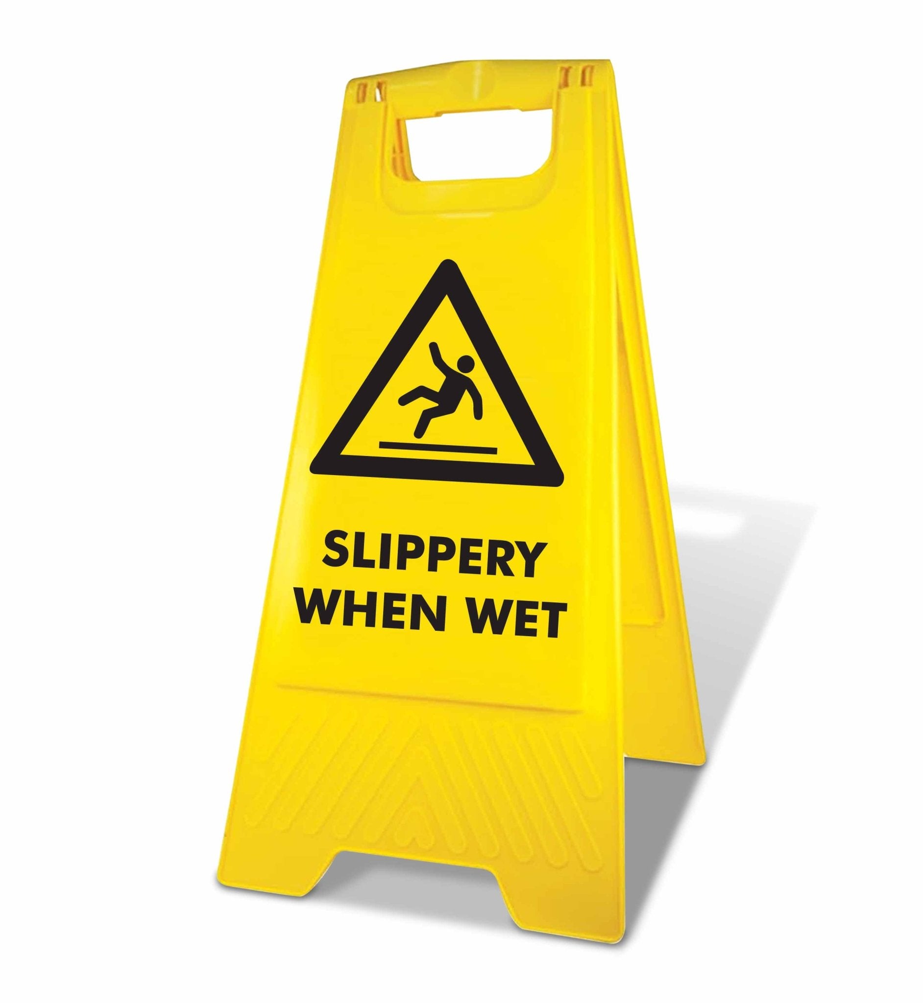 Yellow A - Frame - Slippery When Wet - New Signs