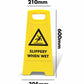 Yellow A - Frame - Slippery When Wet - New Signs
