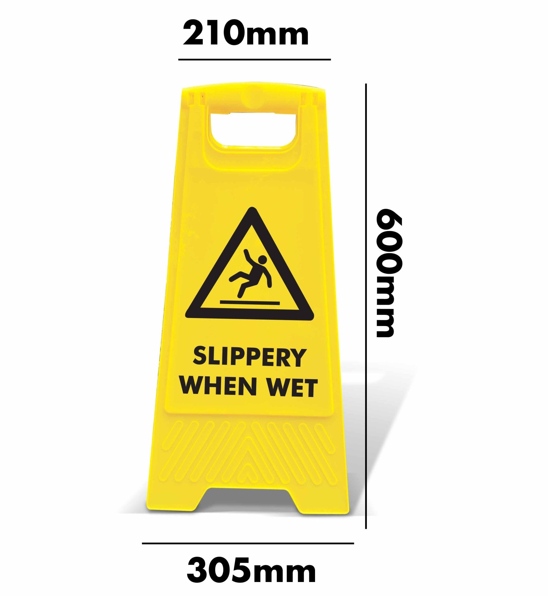 Yellow A - Frame - Slippery When Wet - New Signs