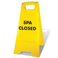 Yellow A - Frame - Spa Closed - New Signs
