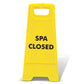 Yellow A - Frame - Spa Closed - New Signs