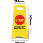 Yellow A - Frame - Stop Proceed With Caution - New Signs
