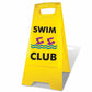 Yellow A - Frame - Swim Club - New Signs