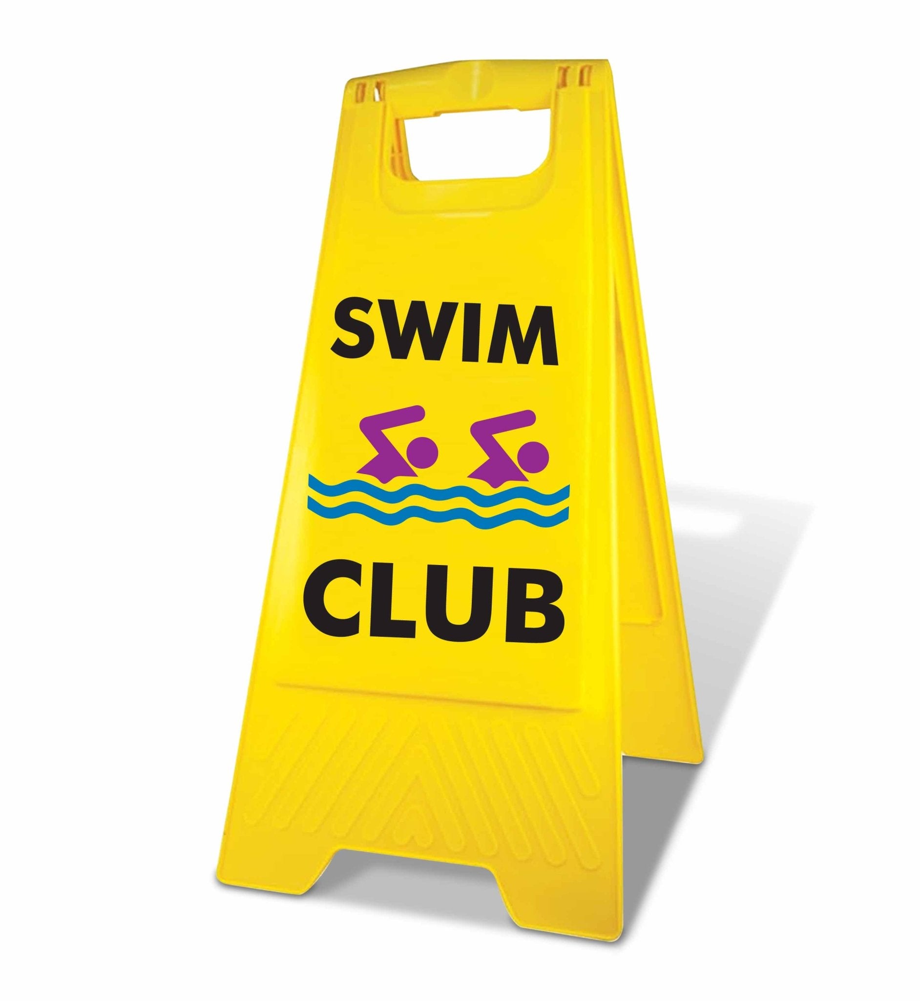Yellow A - Frame - Swim Club - New Signs
