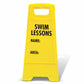 Yellow A - Frame - Swim Lessons Name Area - New Signs