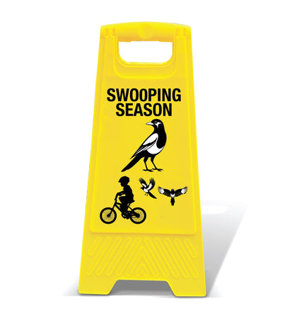 Yellow A - Frame - Swooping Season - New Signs