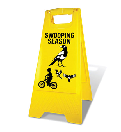 Yellow A - Frame - Swooping Season - New Signs