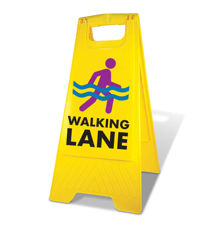 Yellow A - Frame - Walking Lane - New Signs