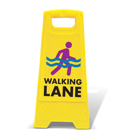Yellow A - Frame - Walking Lane - New Signs