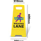 Yellow A - Frame - Walking Lane - New Signs