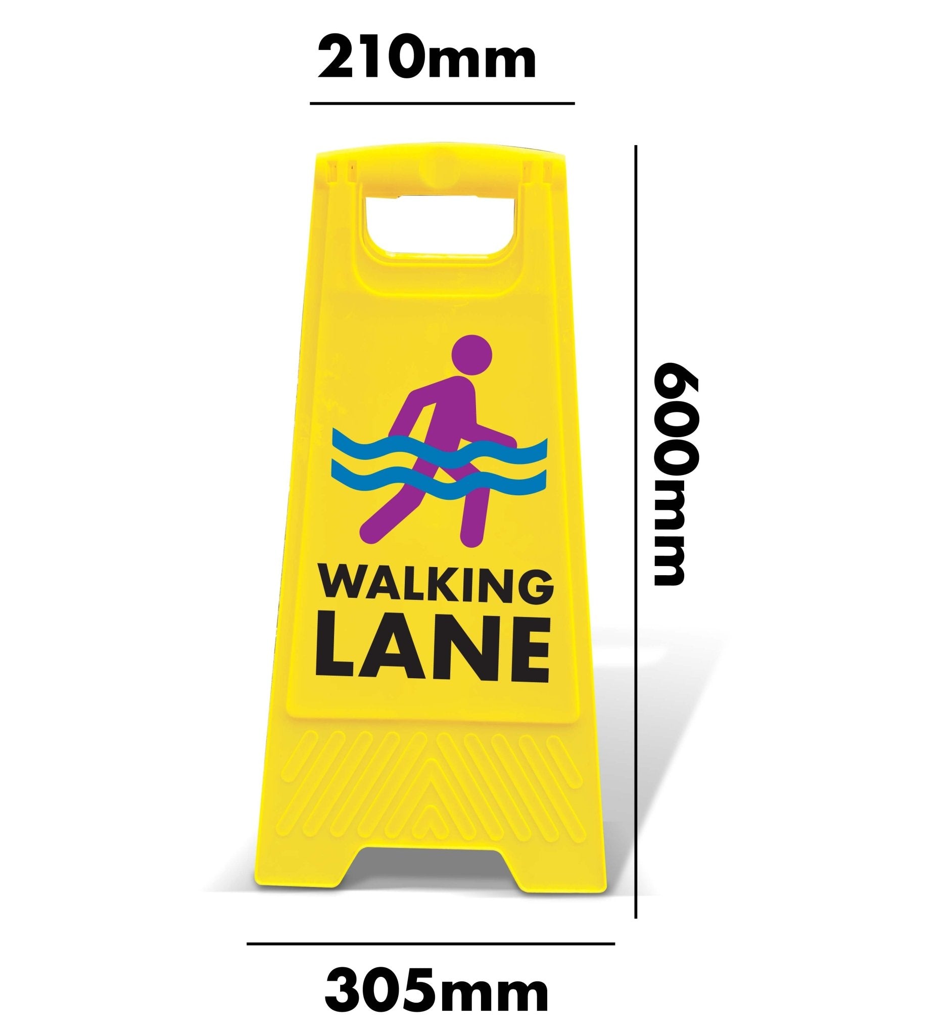 Yellow A - Frame - Walking Lane - New Signs