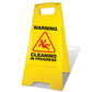 Yellow A - Frame - Warning Cleaning In Progress - New Signs