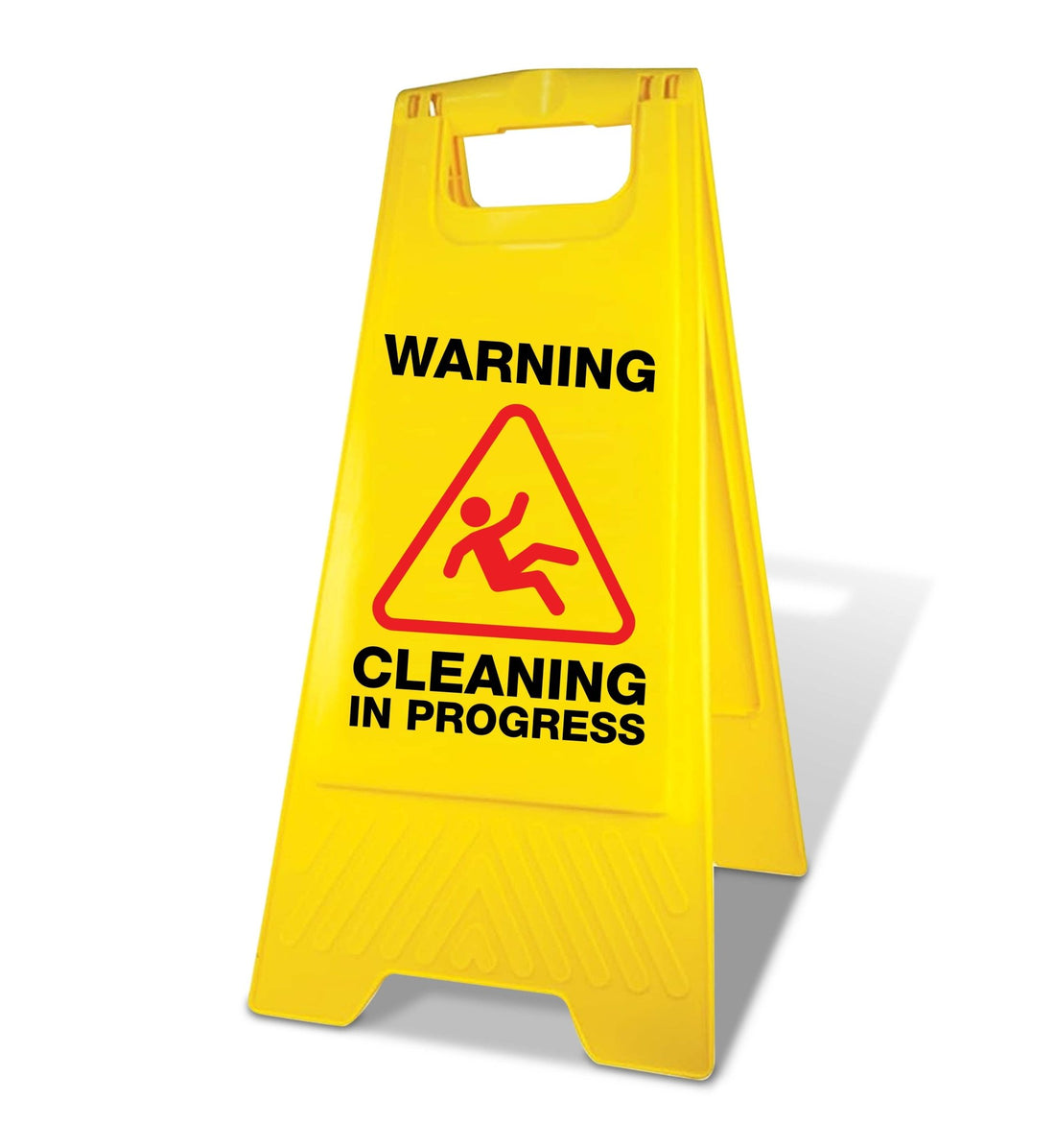 Yellow A-Frame - Warning Cleaning In Progress – New Signs
