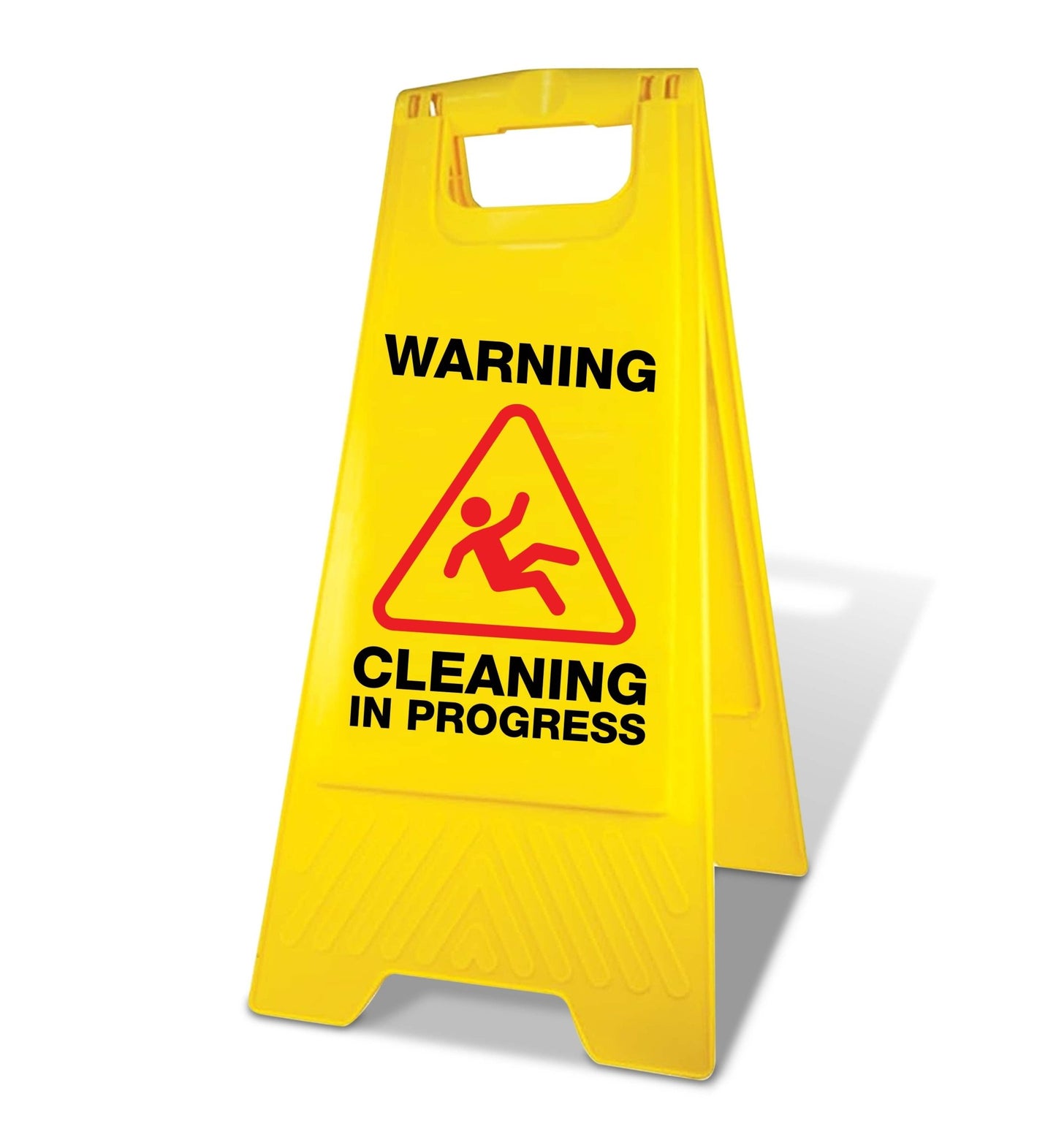 Yellow A - Frame - Warning Cleaning In Progress - New Signs