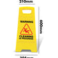 Yellow A - Frame - Warning Cleaning In Progress - New Signs