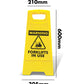 Yellow A - Frame - Warning Forklifts In Use - New Signs