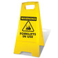 Yellow A - Frame - Warning Forklifts In Use - New Signs