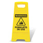Yellow A - Frame - Warning Forklifts In Use - New Signs