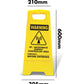 Yellow A - Frame - Warning RF Microwave Energy Controlled Area - New Signs