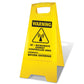 Yellow A - Frame - Warning RF Microwave Energy Controlled Area - New Signs