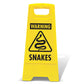 Yellow A - Frame - Warning Snakes - New Signs
